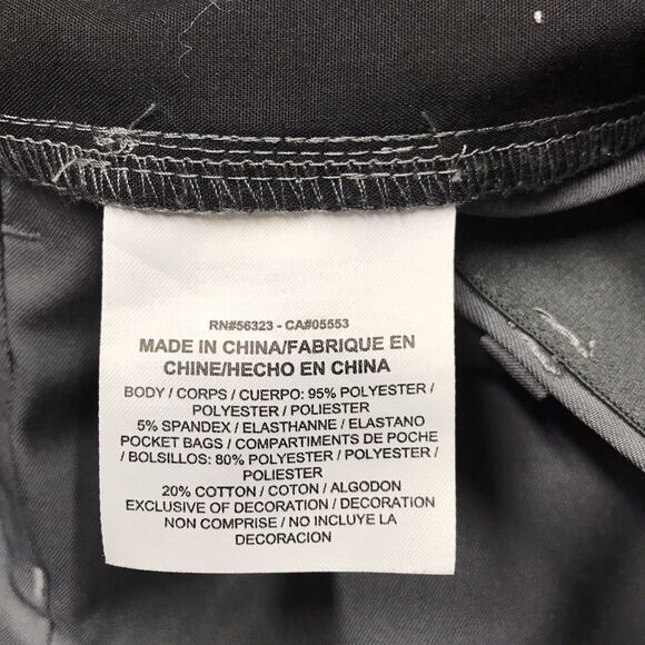 NIKE Golf Pants Men 35x28 (35/30 tag) Gray Standard Dri Fit Chino Performance - Picture 7 of 14